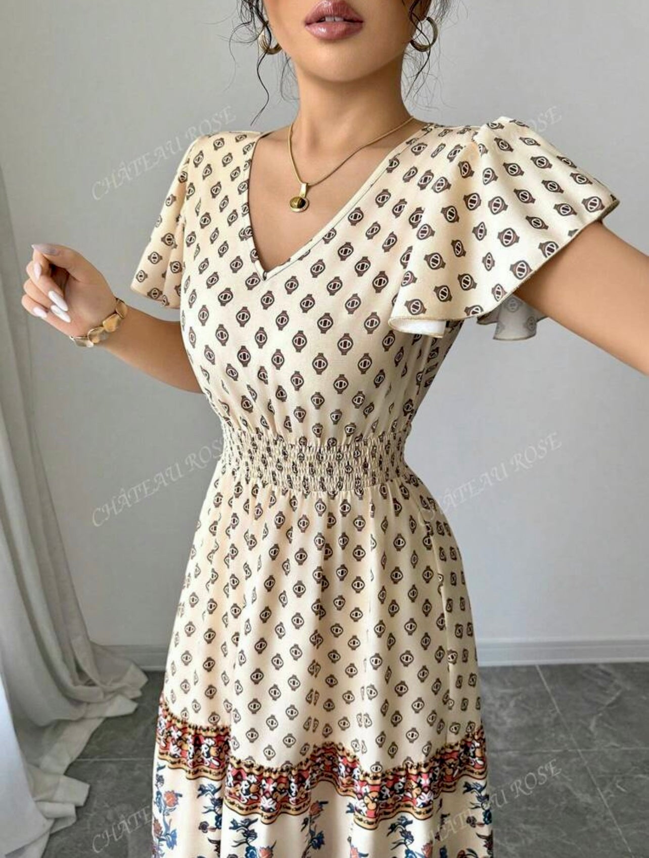 Cream Breeze Summer Maxi Dress – Light, Modest & Effortlessly Chic