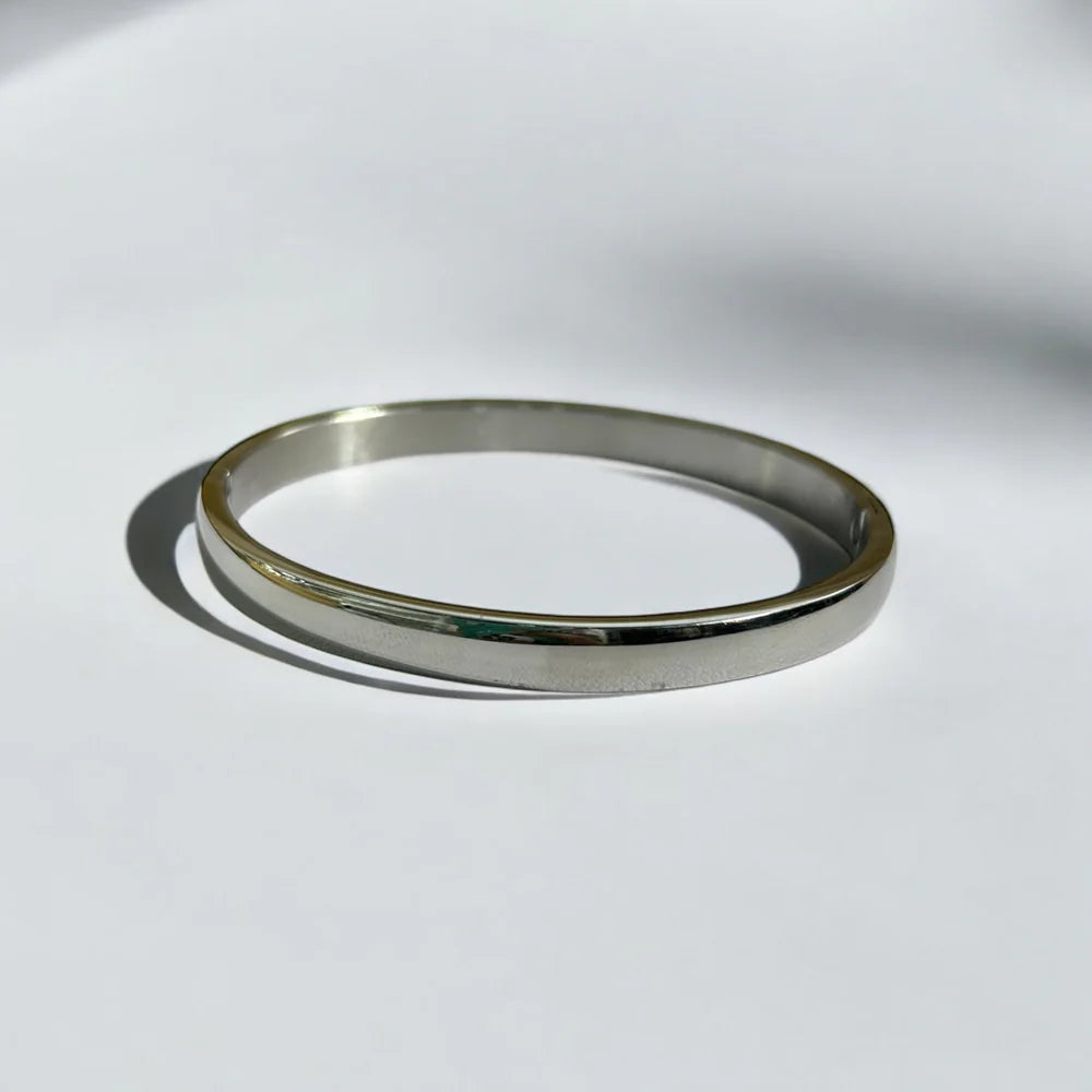 18K Gold/Silver Plated Plain Bracelet