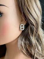 Baguette Inspired Earring Studs