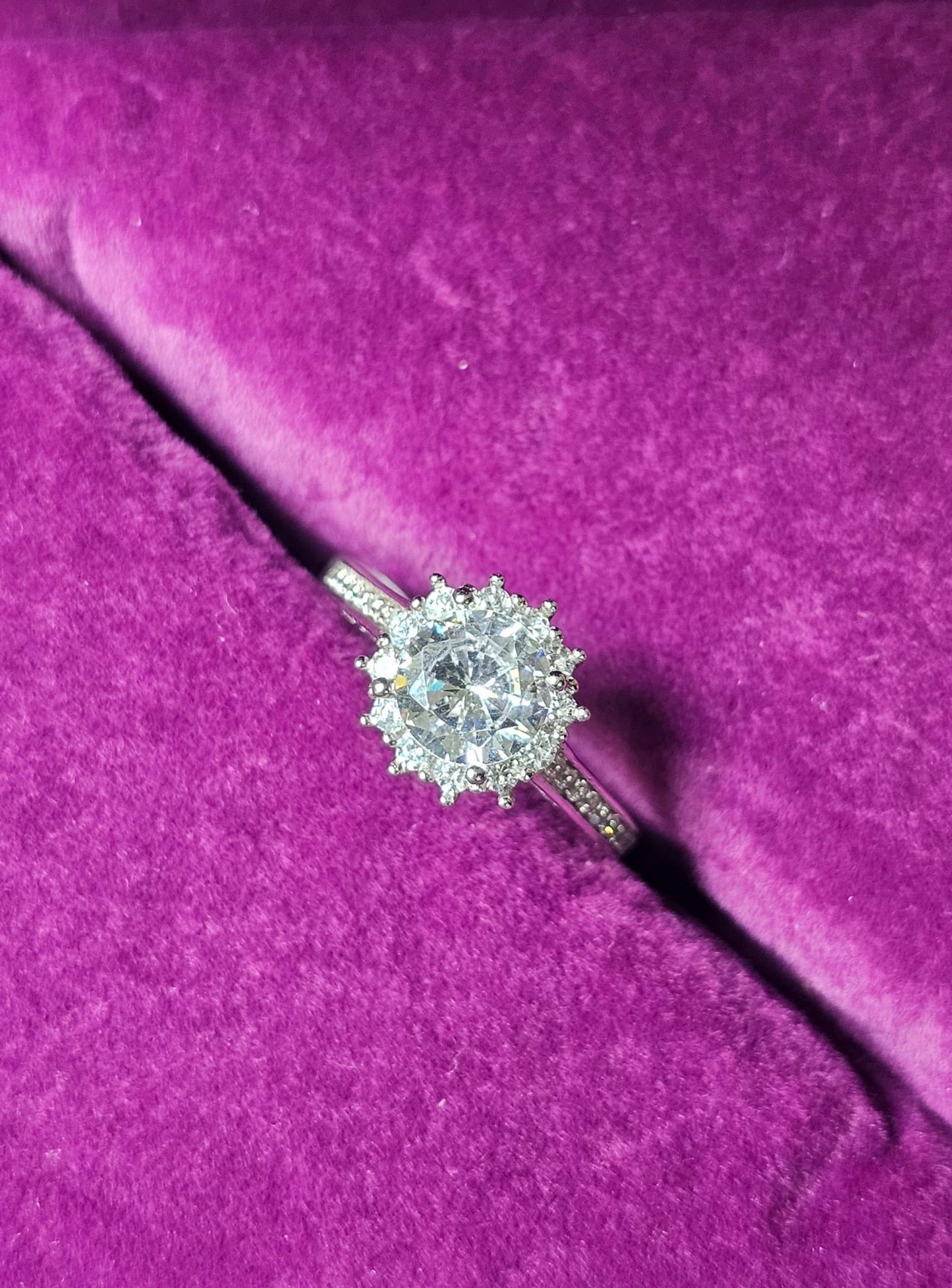 Celestia Radiant Halo Ring