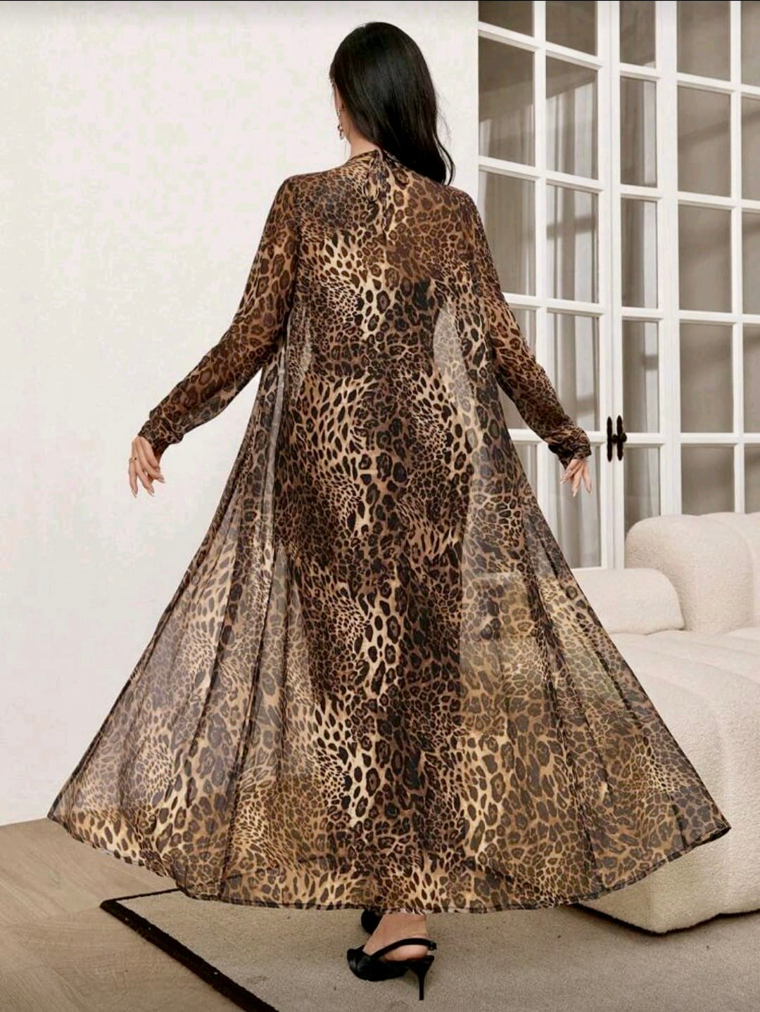 Leopard Print Two Piece