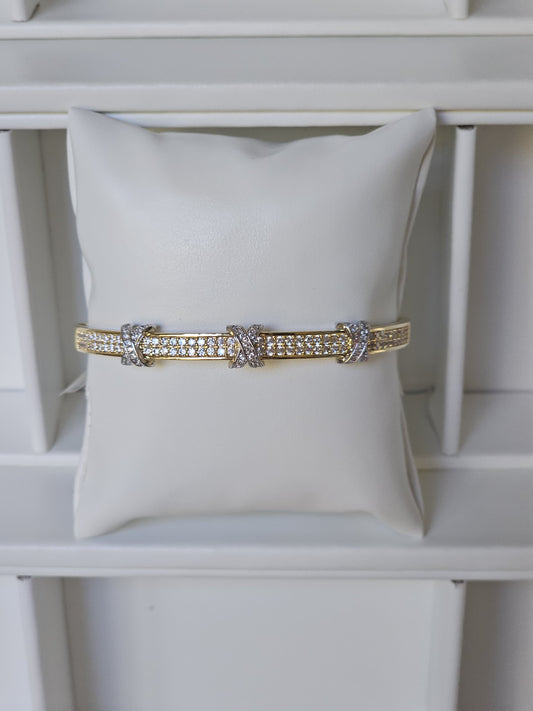 18K Gold Plated Bow Bracelet | Stainless Steel