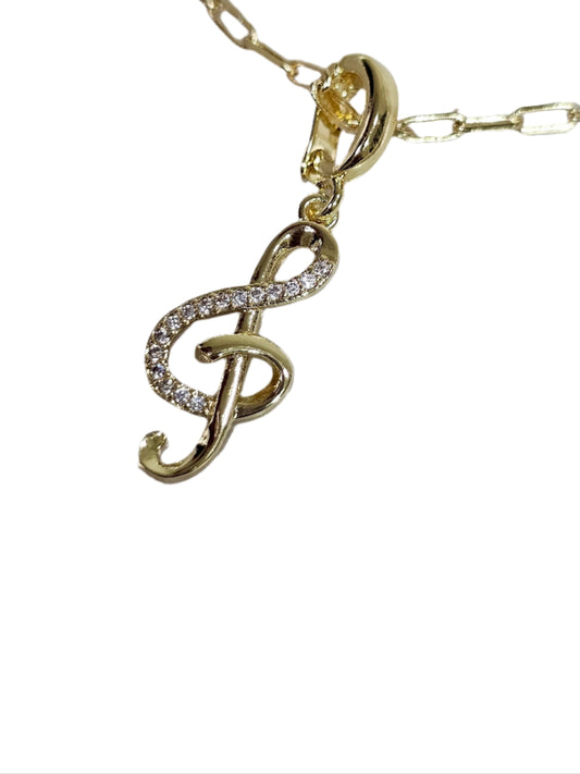 Soul of the Song: Treble Clef Pendant for True Music Lovers