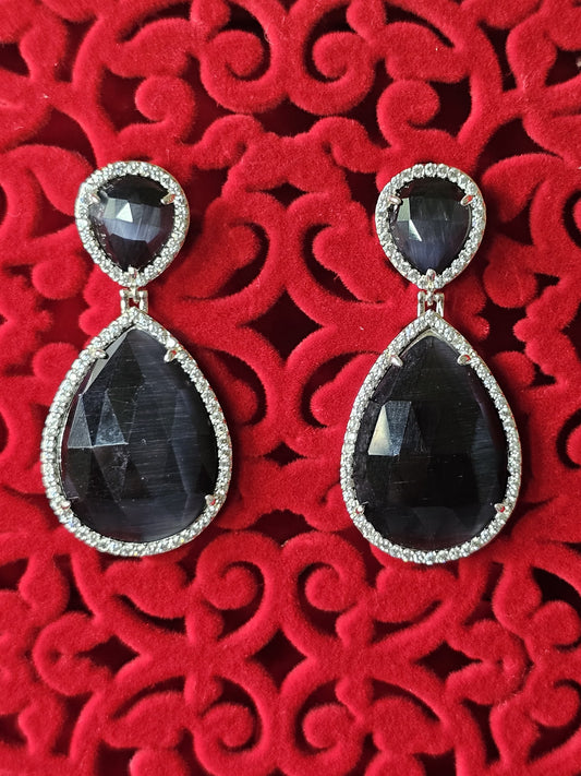 Noir Eclipse Earrings