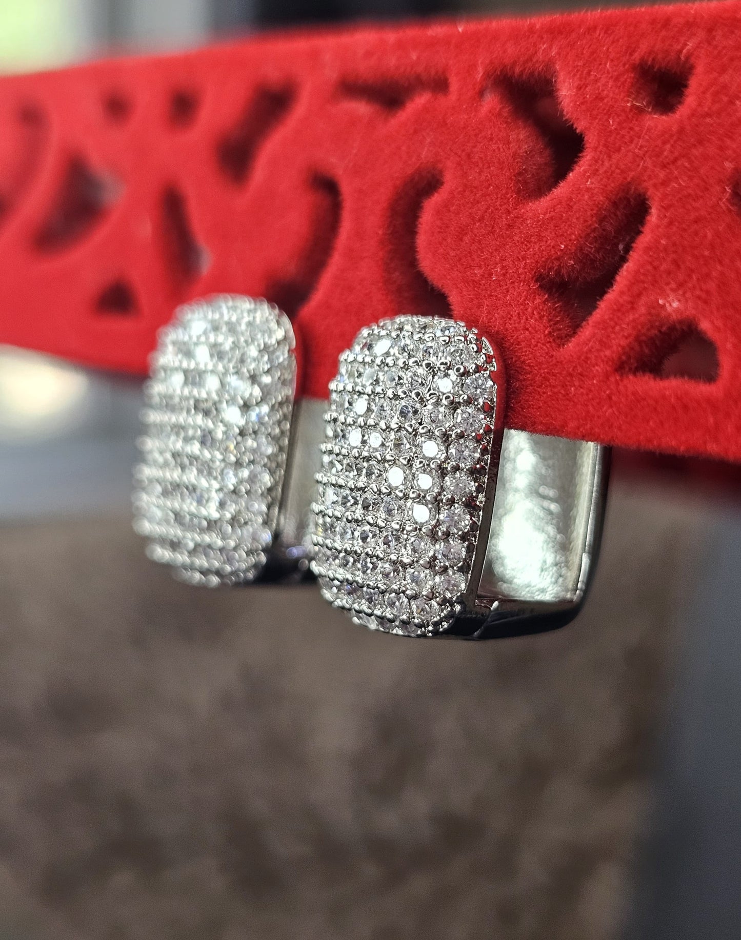 Radiant Grace Silver Diamond Ear Cuff