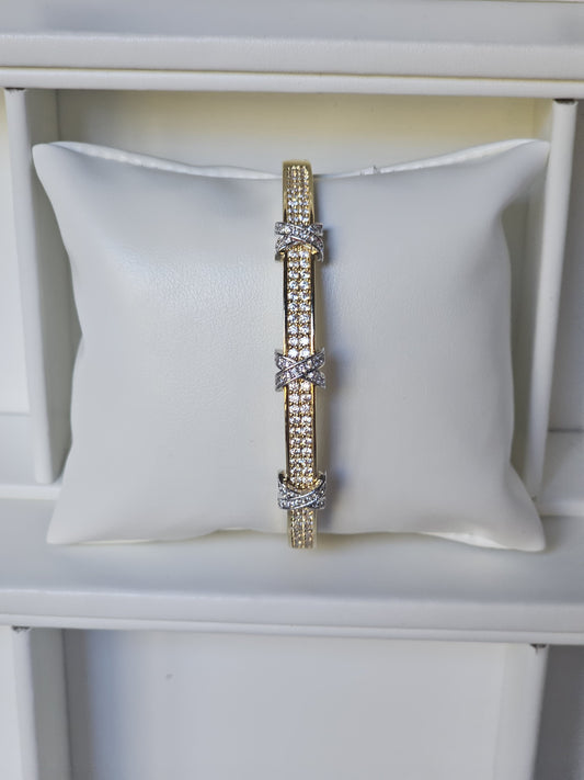 18K Gold Plated Bow Bracelet | Stainless Steel